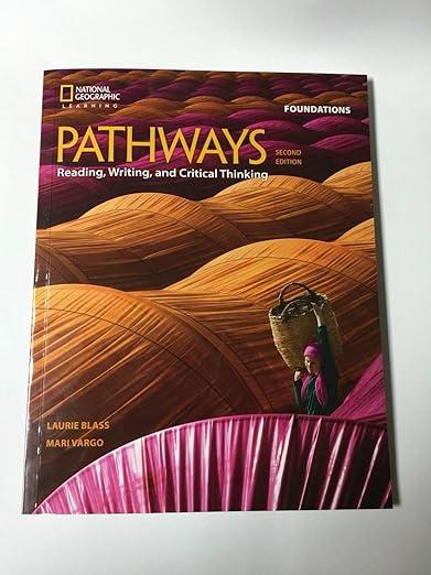 Sách tiếng Anh Pathways (AmE) (2 Ed) Foudation: Reading Writing and Critical Thinking chính hãng - Bookee
