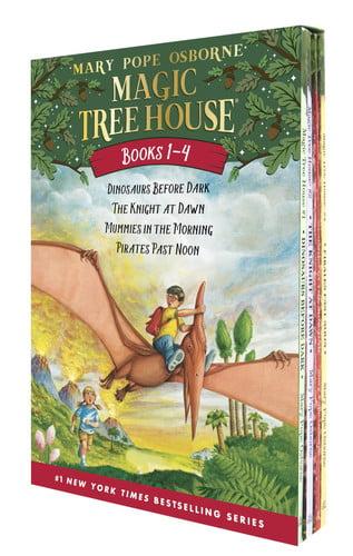 Magic Tree House Boxed Set Books 14: Dinosaurs Before Dark The Knight At Dawn Mummies In The Morning And Pirates Past Noon