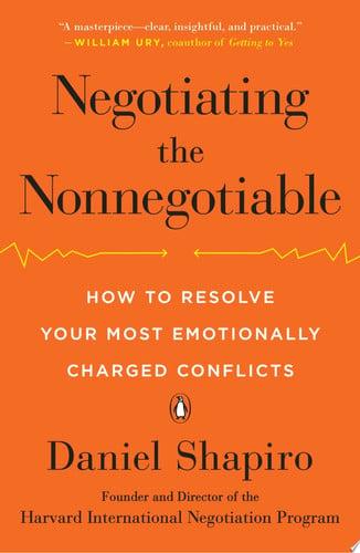 Negotiating the Nonnegotiable How to Resolve Your Most Emotionally Charged Conflicts