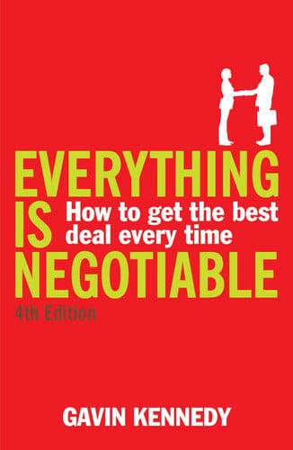 Sách tiếng Anh Everything is Negotiable chính hãng - Bookee